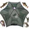 Fishing Bait Trap Crab Net Crawdad Shrimp Cast Dip Cage Fish Minnow Foldable