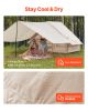 Inflatable Tent for Camping 3-5 Person Glamping Tent with Pump Canopy