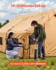 Inflatable Tent for Camping 12-16 Person Glamping Tent with Pump Easy Set up