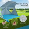 1PC UPF50+ Sun Protection Beach Umbrella Tent with Portable Carrying Bag