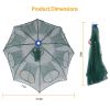 2Pcs Foldable Fishing Bait Nets Trap Crab Net Shrimp Fish Cast Dip Cage