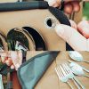 Outdoor Camping Cutlery Set With Storage Bag