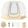 Instant Pop up Sports Tent with Carrying Bag and Floor Mat for 1-2/5-6 People