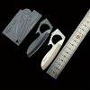 1pc Outdoor travel camping supplies equipment multifunctional wilderness survival card knife wilderness survival first aid tools